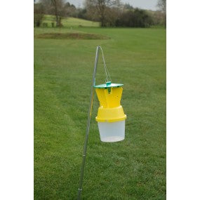 Chafer Beetle Funnel Trap  (Green Lid & Basket, Yellow Vane & Funnel, Clear Base)